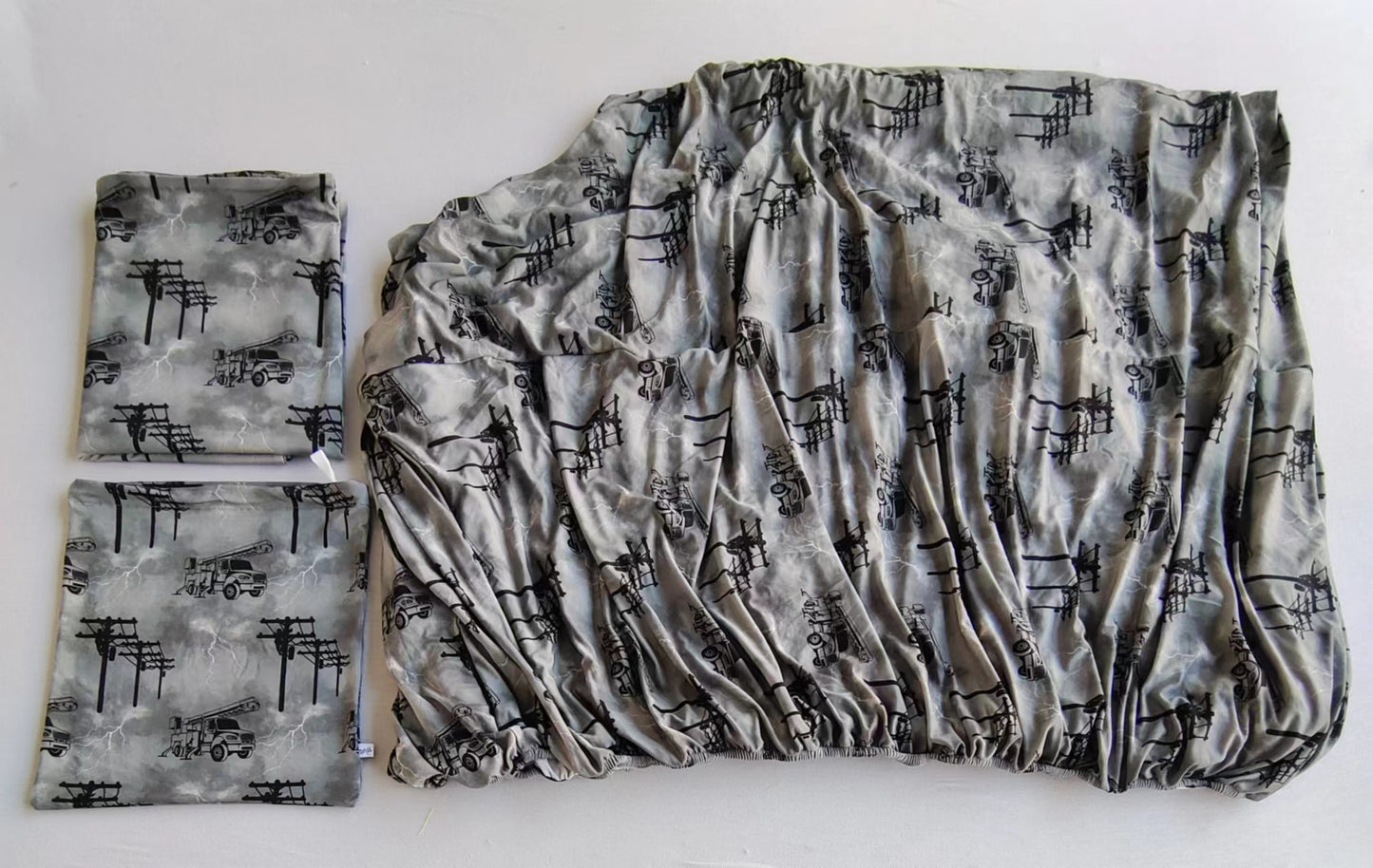 High Voltage Twin Sheet & Pillow Case