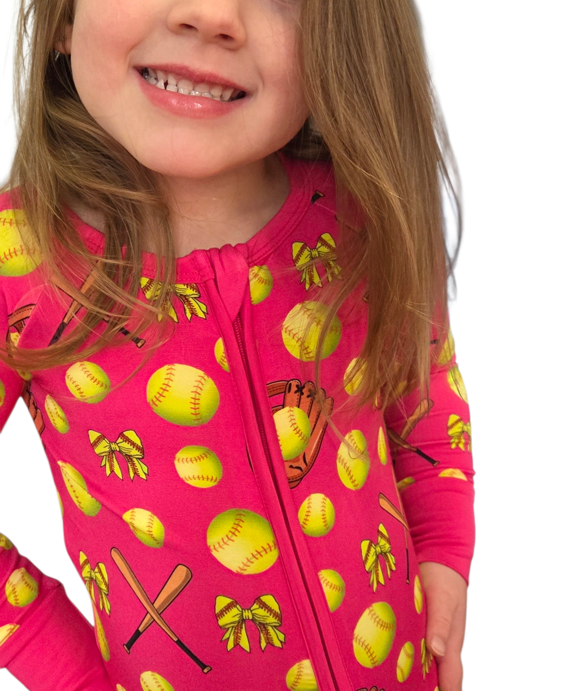 Bows At Bat Convertible Zip-Up