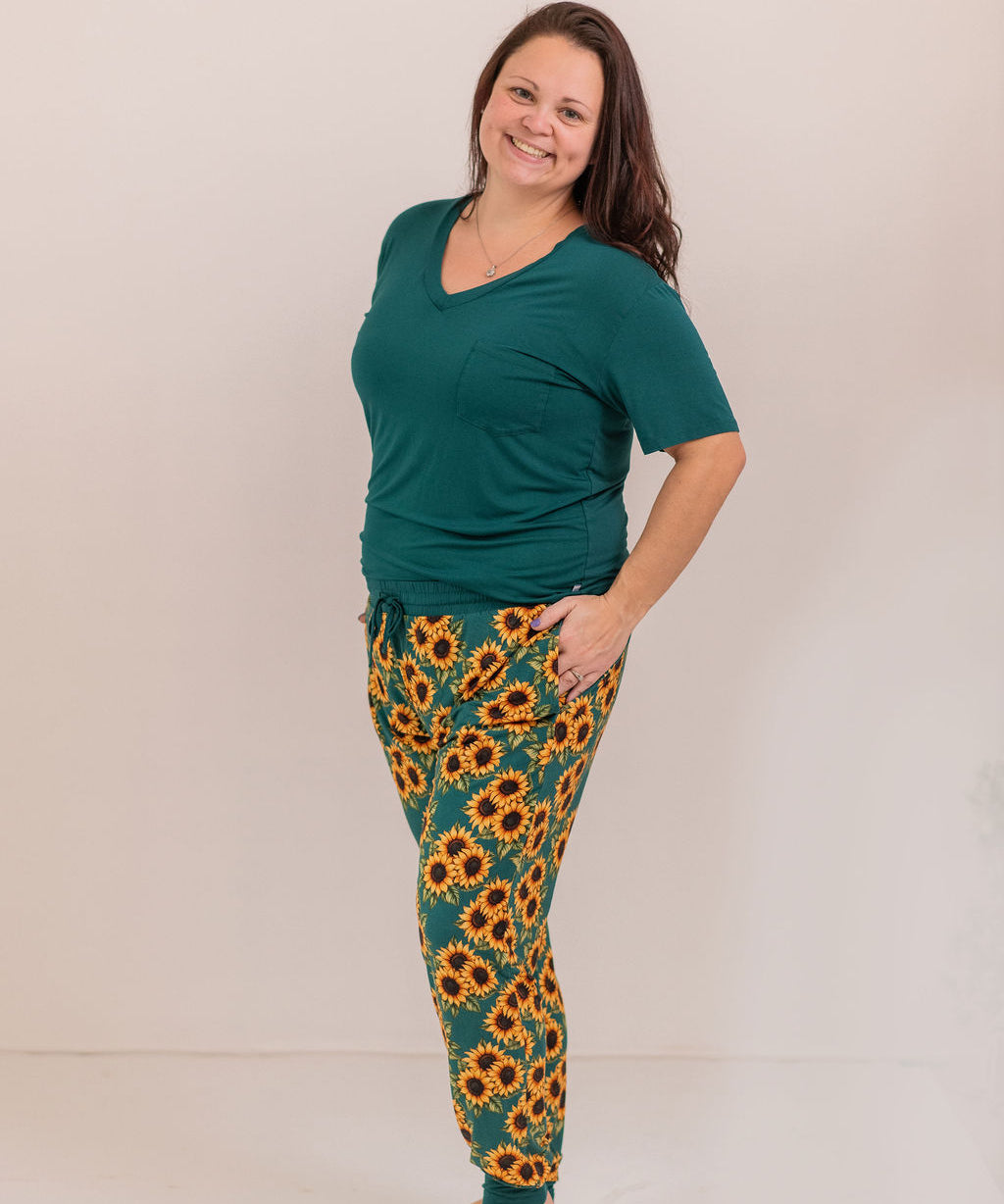 Juniper Sunflower Meadow Women's Pajamas