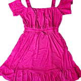 Women's Peekaboo Shoulder Twirl Dress
