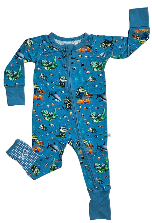 Gators At Sea Convertible Zip-Up