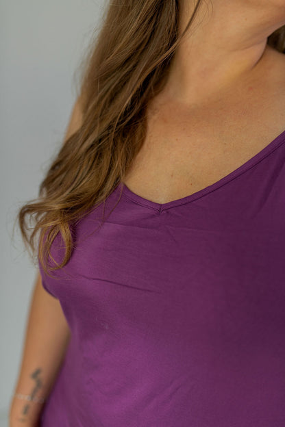 Plum Cami and Short Set