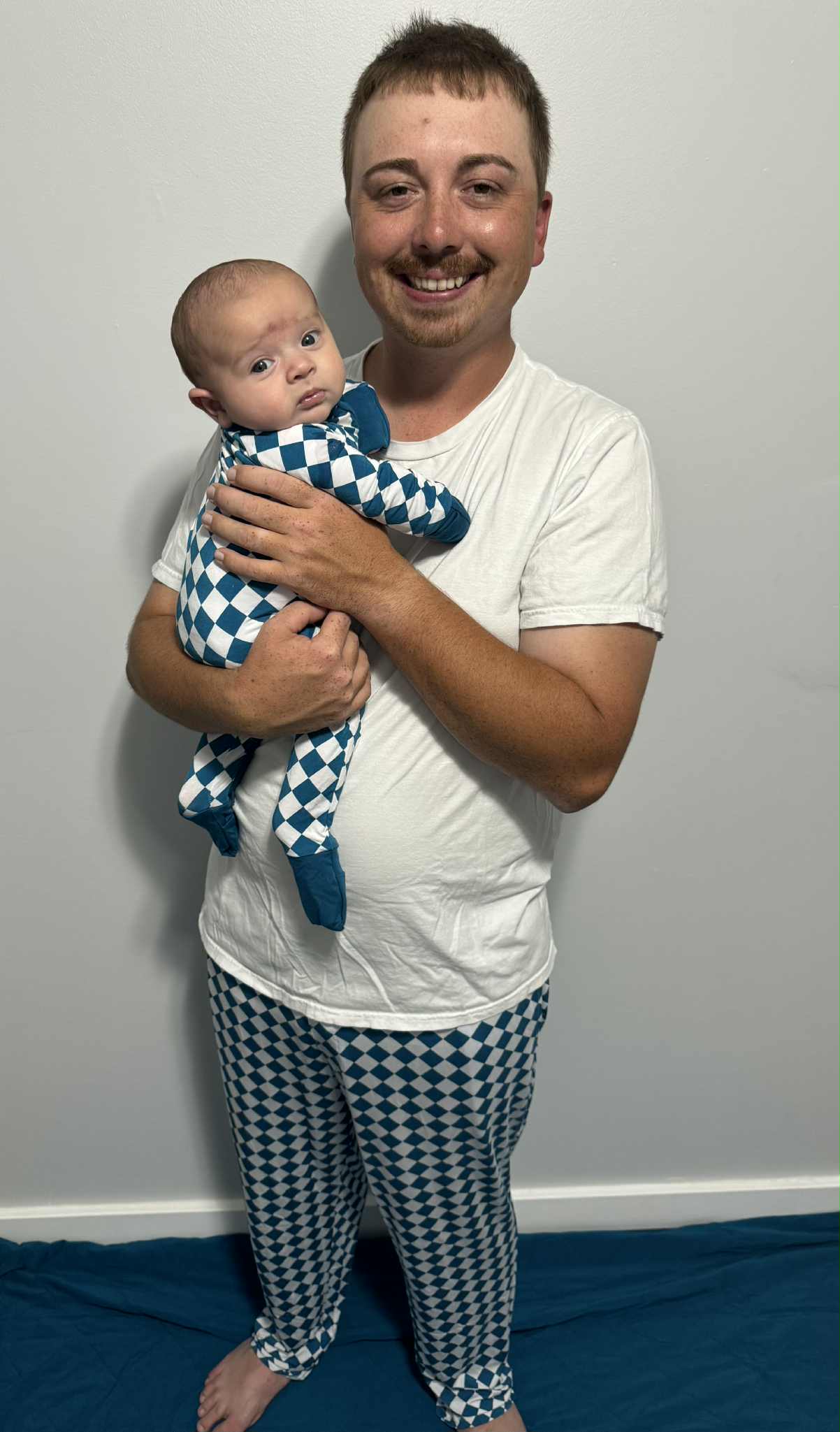 Diamond Drift Men's Pajama Pant (wide leg style)