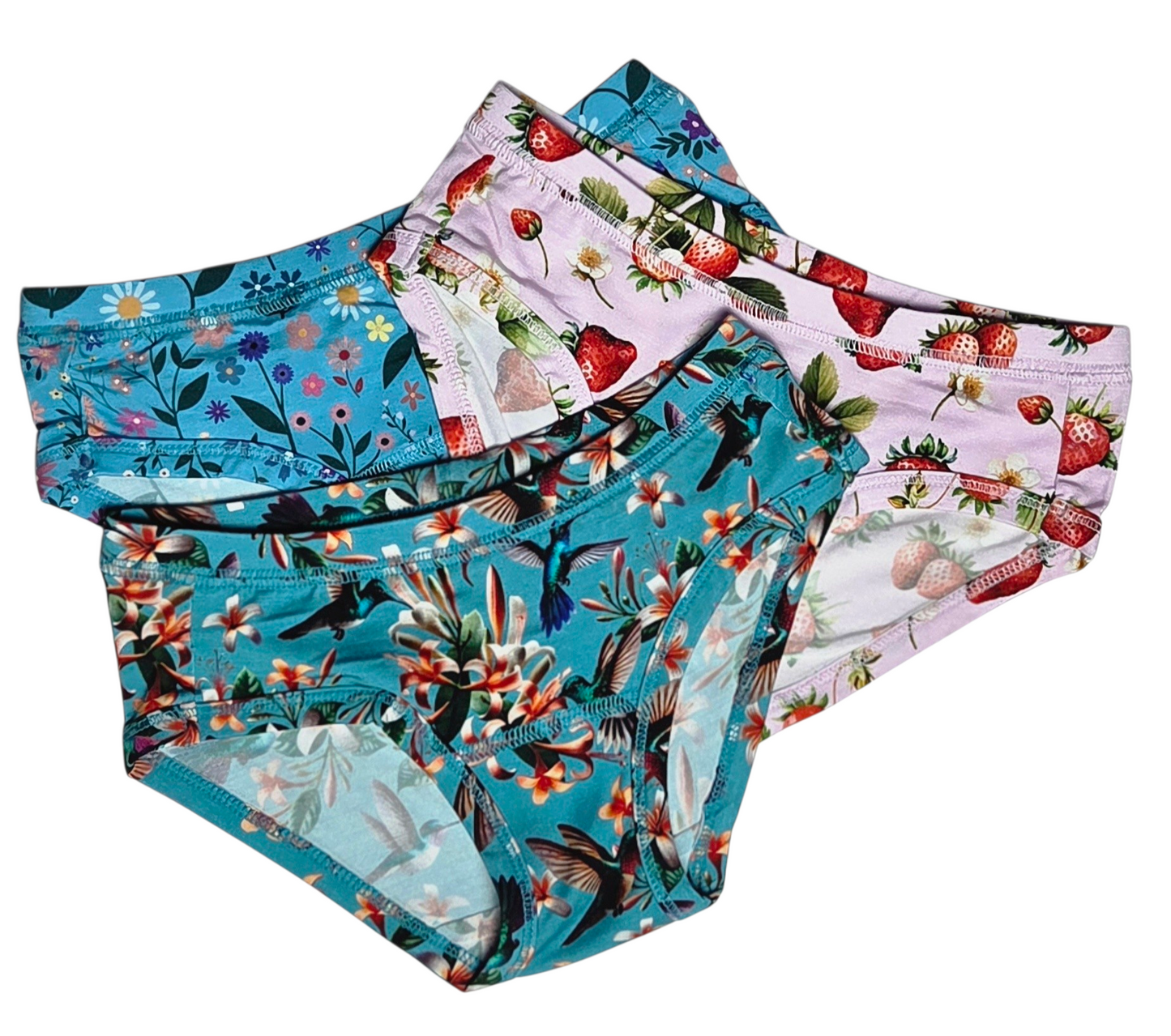 Girl's Brief 3-Pack (Berry Sweet, Wildflower Dreams, Flutter and Bloom)