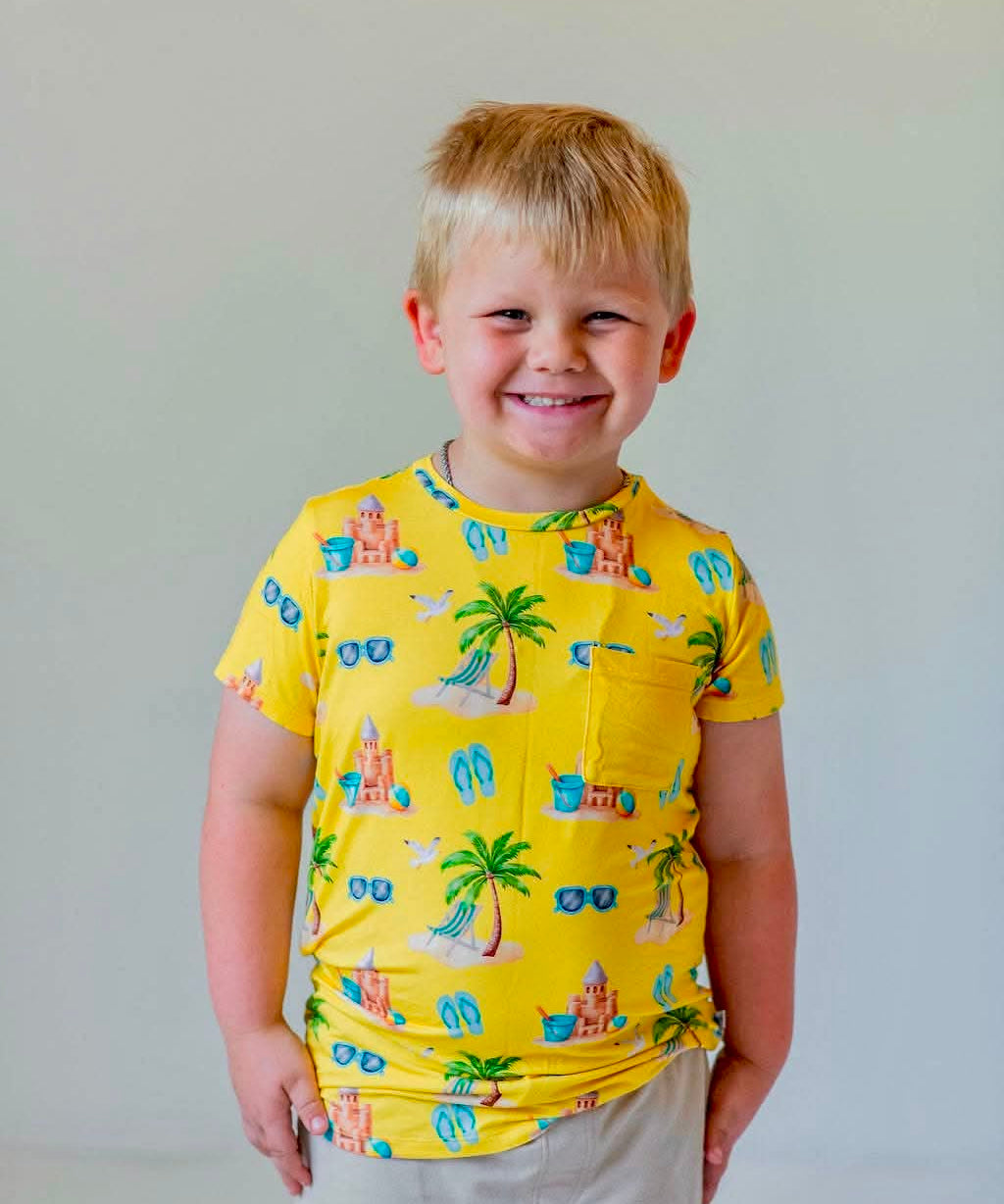 Seaside Gold Pocket T-Shirt
