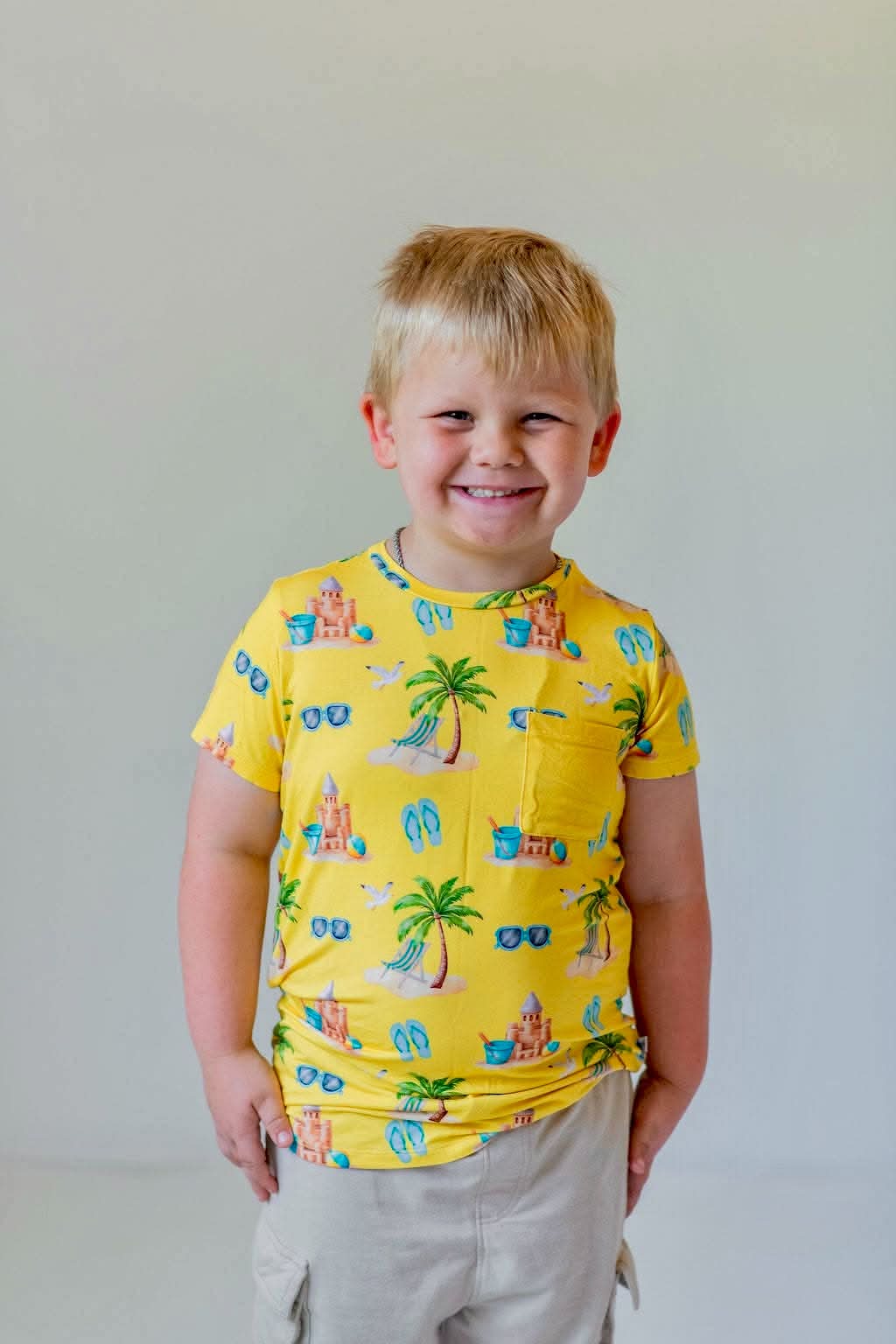 Seaside Gold Pocket T-Shirt