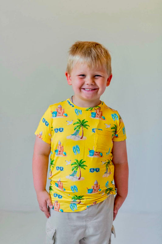 Seaside Gold Pocket T-Shirt