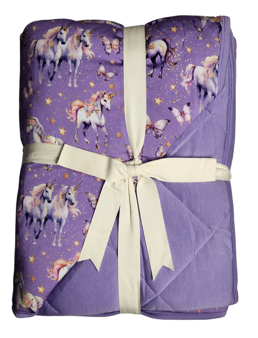Unicorn Wishes 2.5 Tog Quilted Blanket