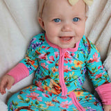 Buzzing Blooms Convertible Zip-Up