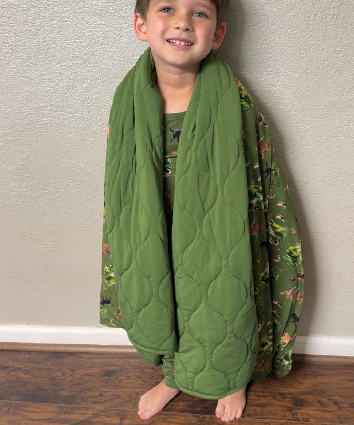 Pine Hunt 2.5 Tog Quilted Blanket