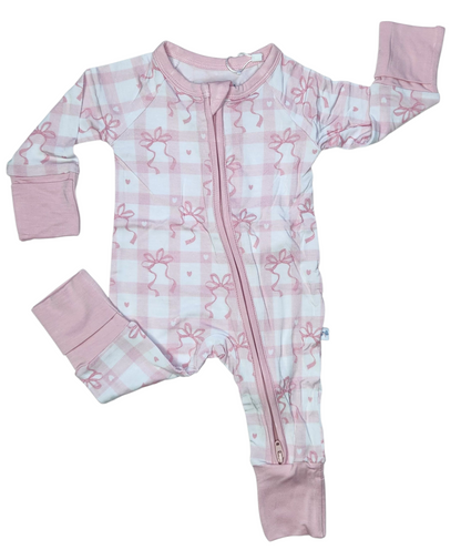 Gingham Grace Convertible Zip-Up