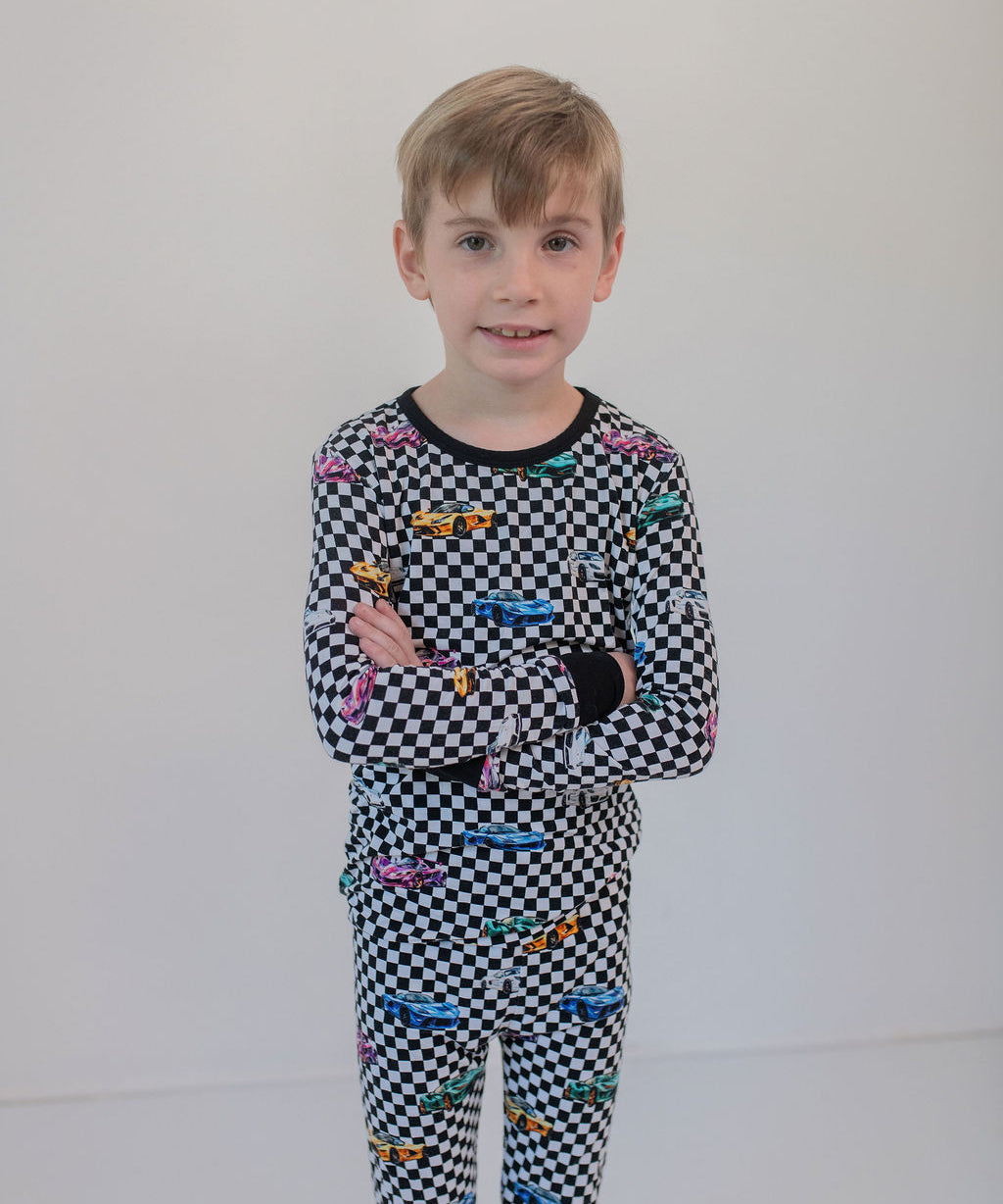 Speedway Long Sleeve and Pants Pajama Set