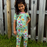 Buzzing Blooms 2 Piece Pajama Set