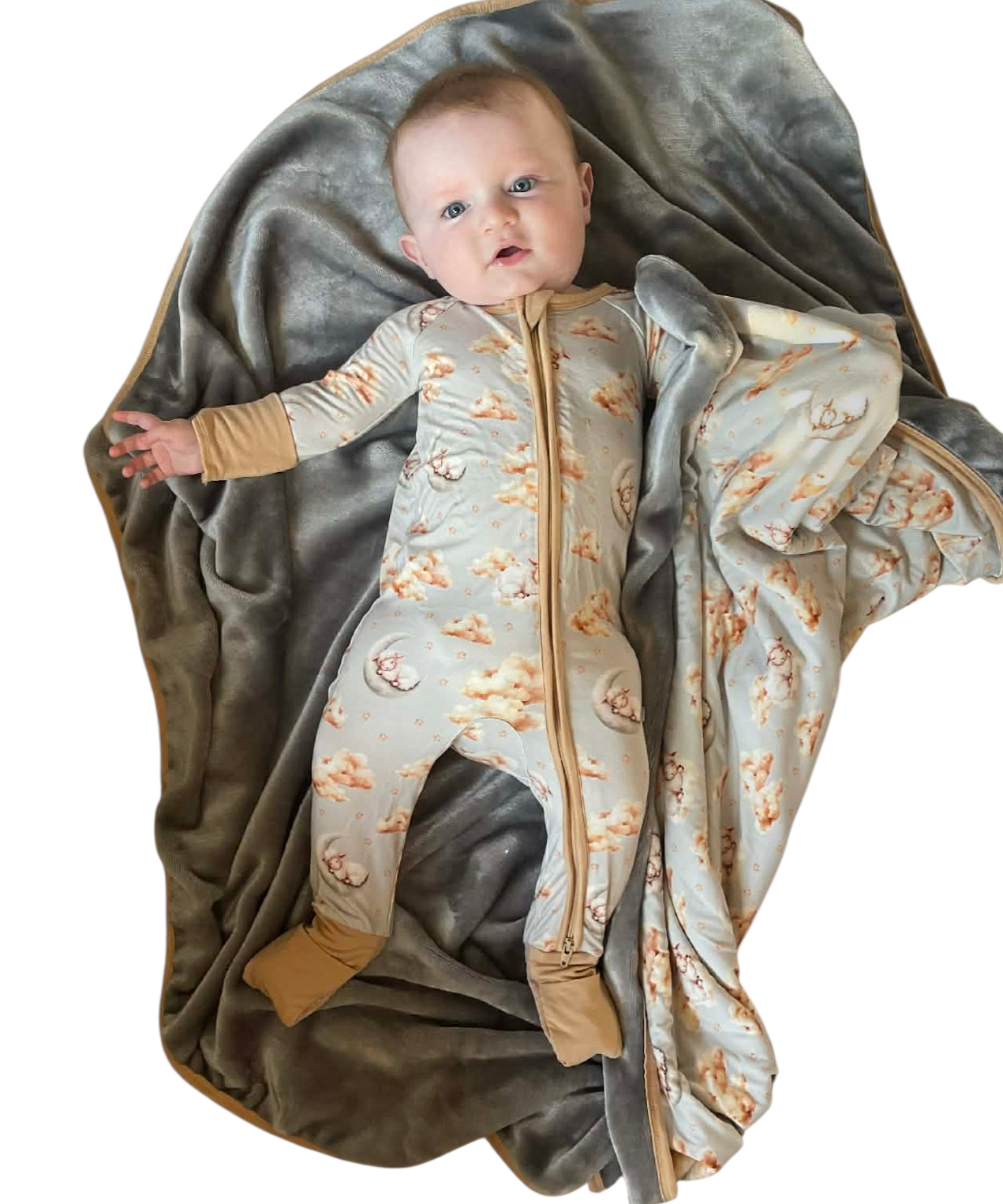 Sheep Lullaby Convertible Zip-Up