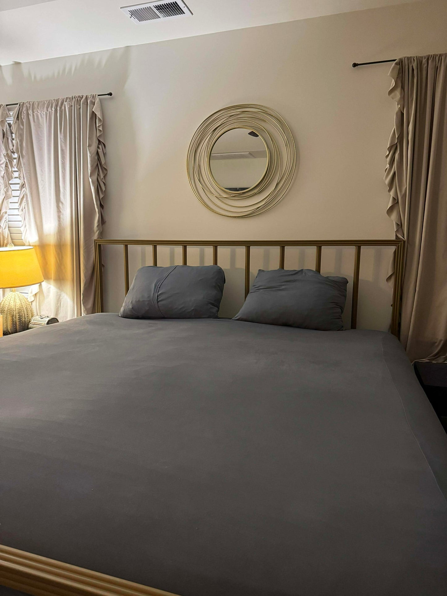 Luxe Stone Fitted Queen Sheet & Pillow Cases