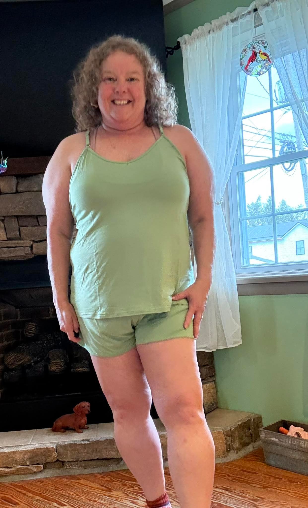 Sage Cami and Short Set