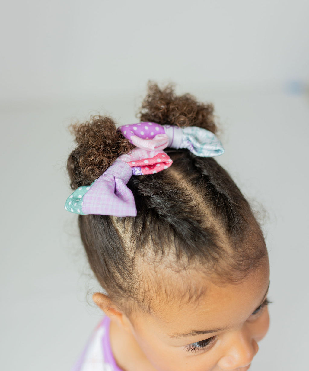 Darling Patchwork Piggie Bows