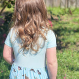 We Flock Together Twirl Dress with Pockets & Shorts Set