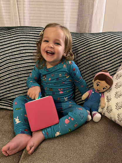 Letters and Littles 2 Piece Pajama Set