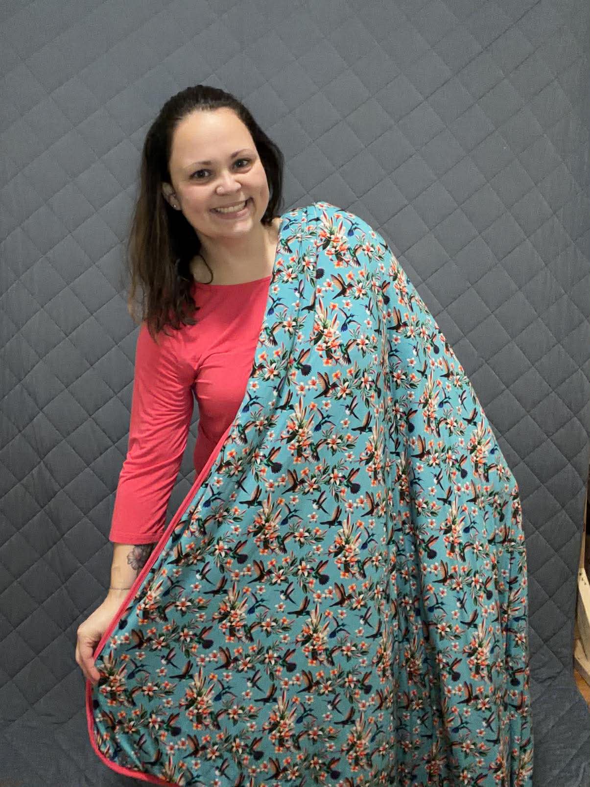 Flutter and Bloom Quilted 2.5 Tog Adult Blanket