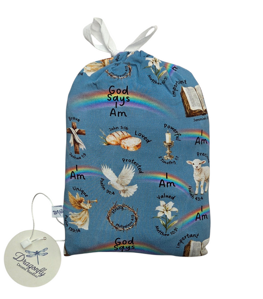 God Says I Am Mini Crib Sheet