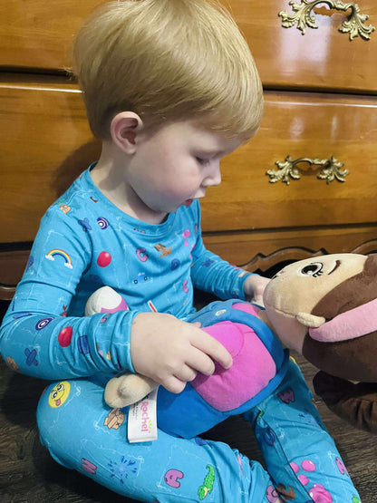 Letters and Littles 2 Piece Pajama Set