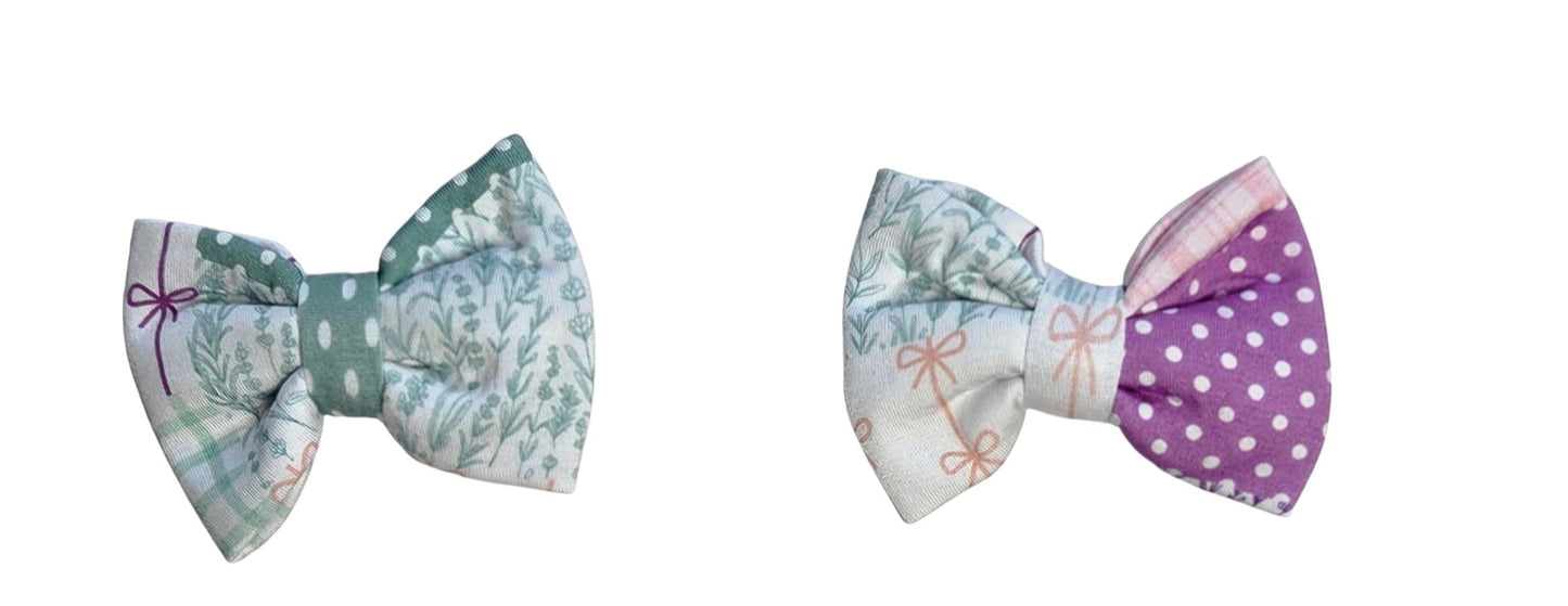Darling Patchwork Piggie Bows