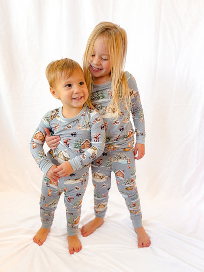 Winter Woodland 2 Piece Pajama Set