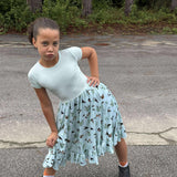We Flock Together Twirl Dress with Pockets & Shorts Set