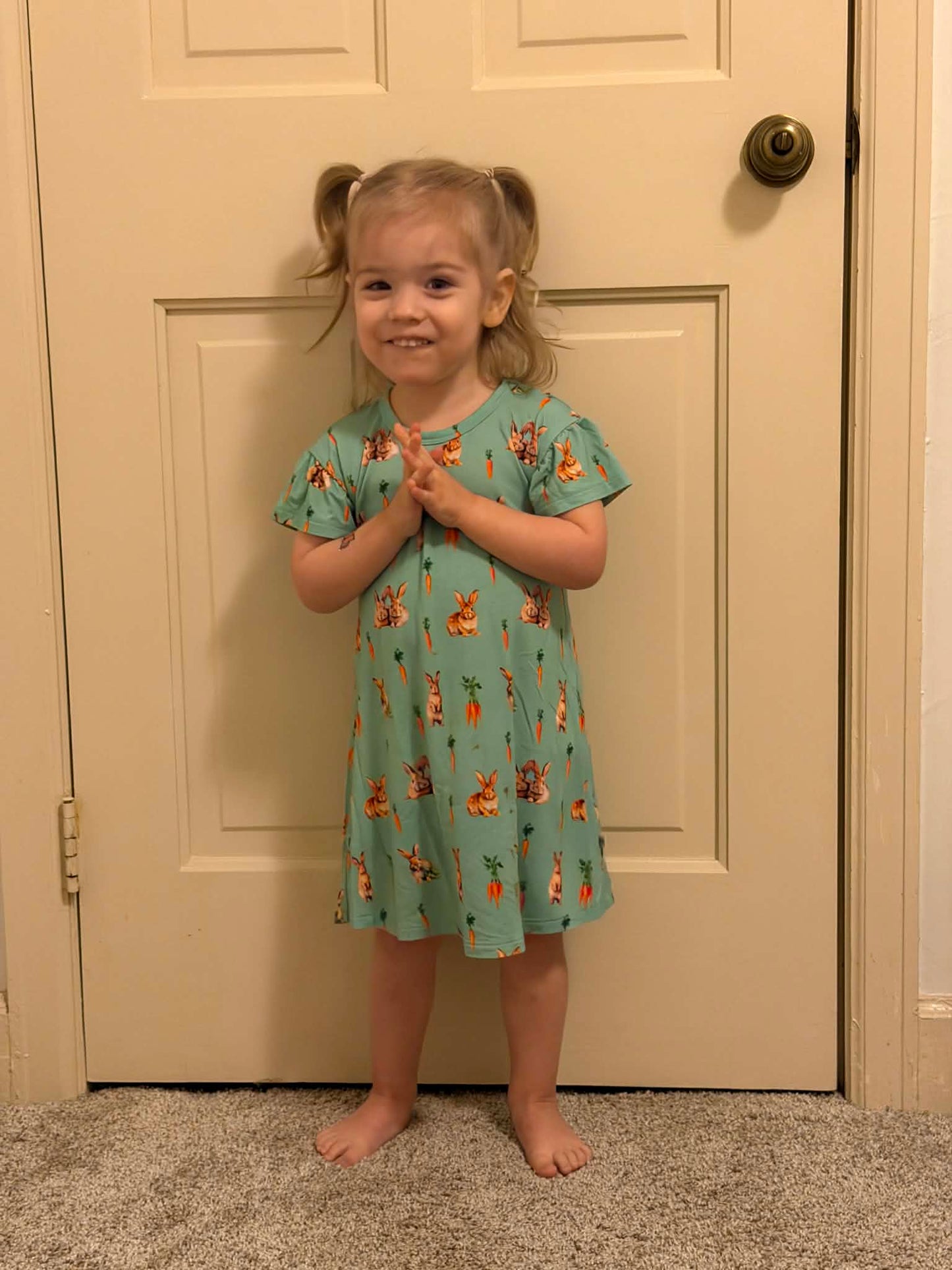 Bunny Tails and Carrot Trails Children's Gown