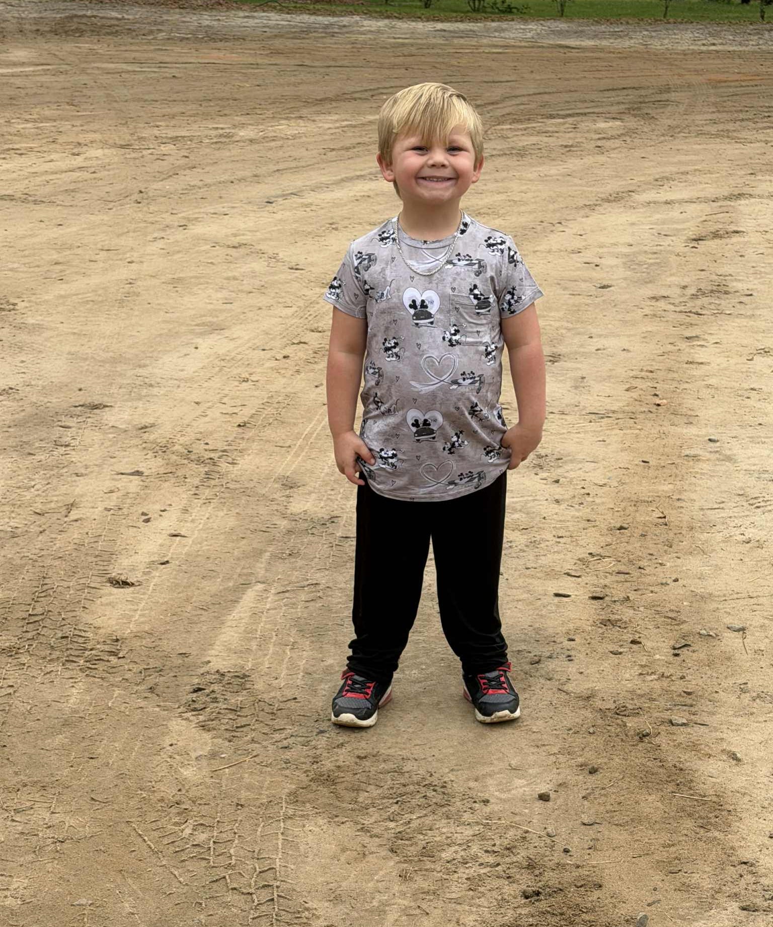 Love On The Go Pocket T-Shirt and Pant Set
