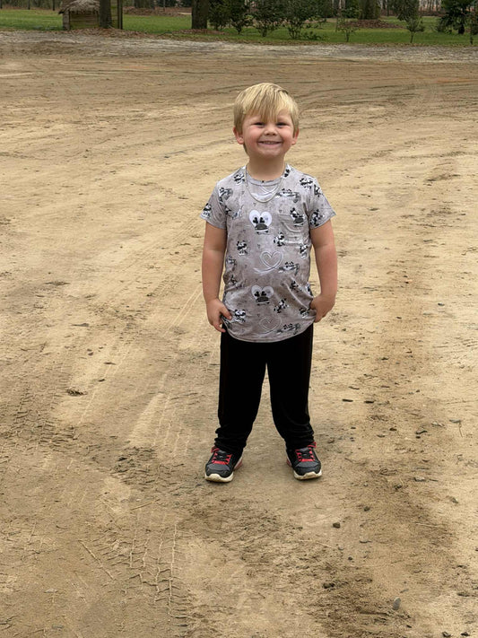 Love On The Go Pocket T-Shirt and Pant Set