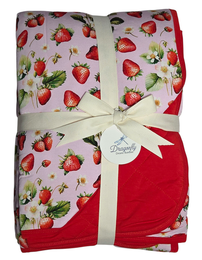 Berry Sweet 2.5 Tog Quilted Blanket