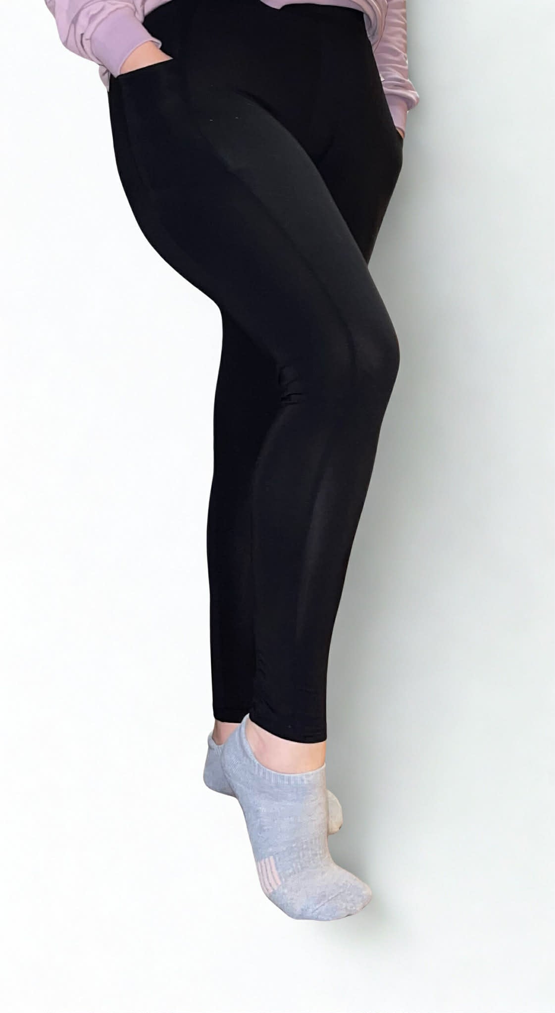 Luxe Noir Women's Leggings with Pockets