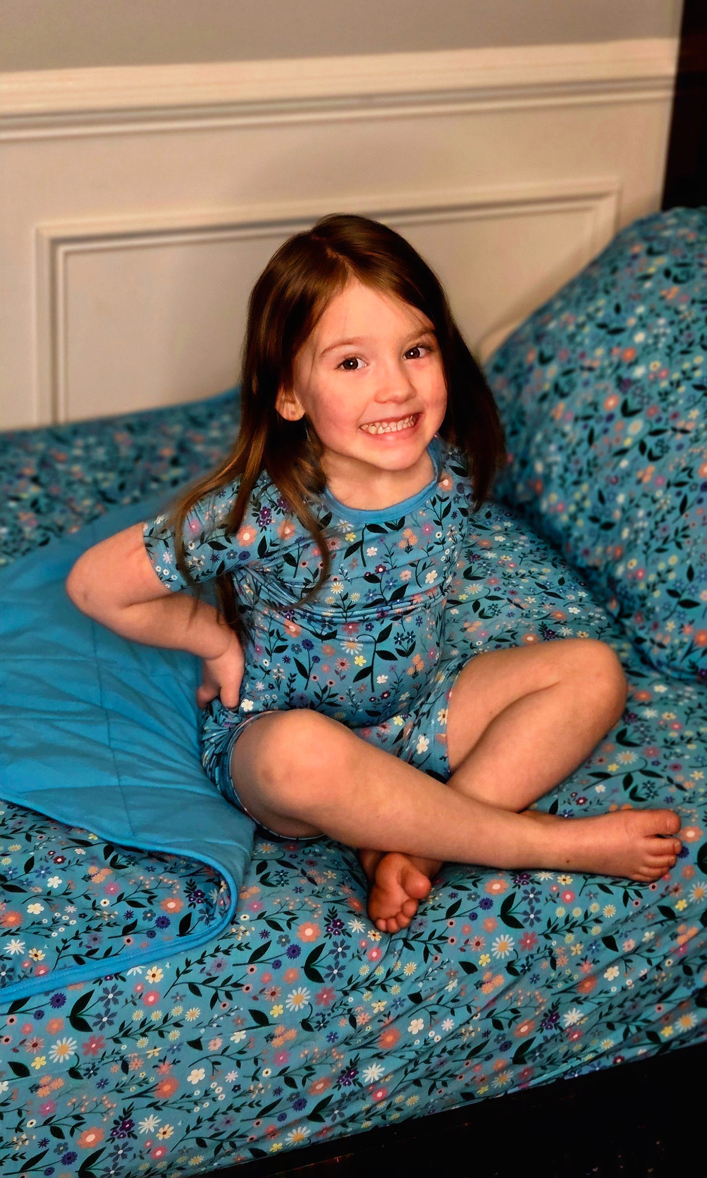 Wildflower Dreams 2 Piece Short Sleeve and Shorts Pajama Set