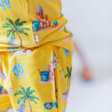 Seaside Gold Swim Trunks