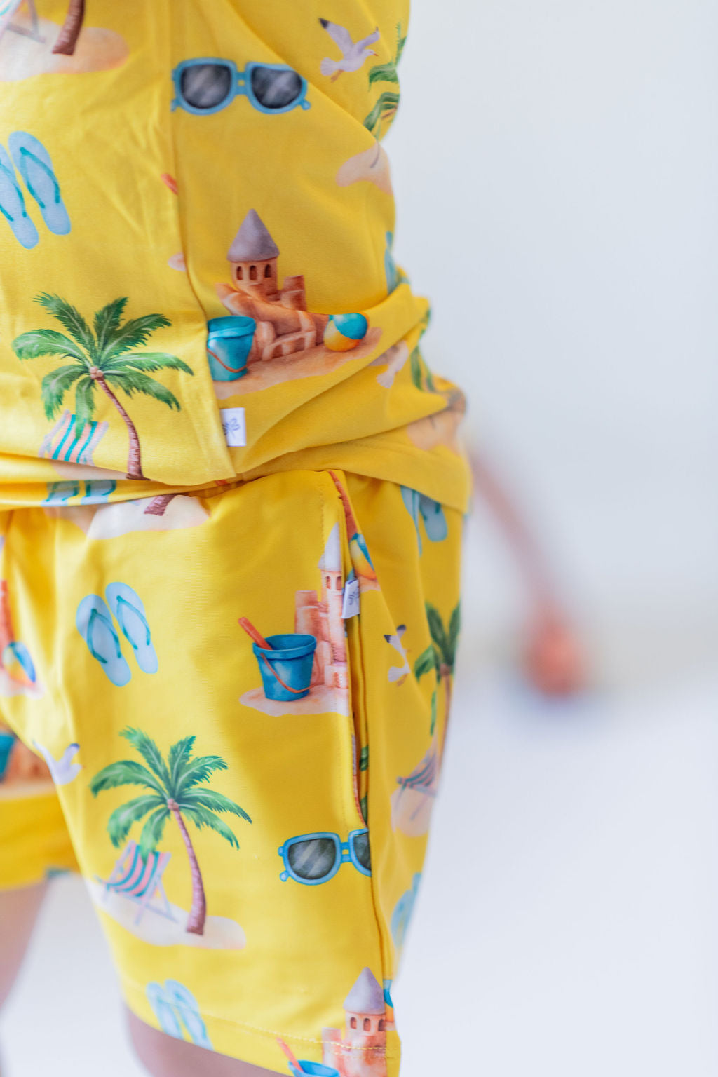 Seaside Gold Swim Trunks
