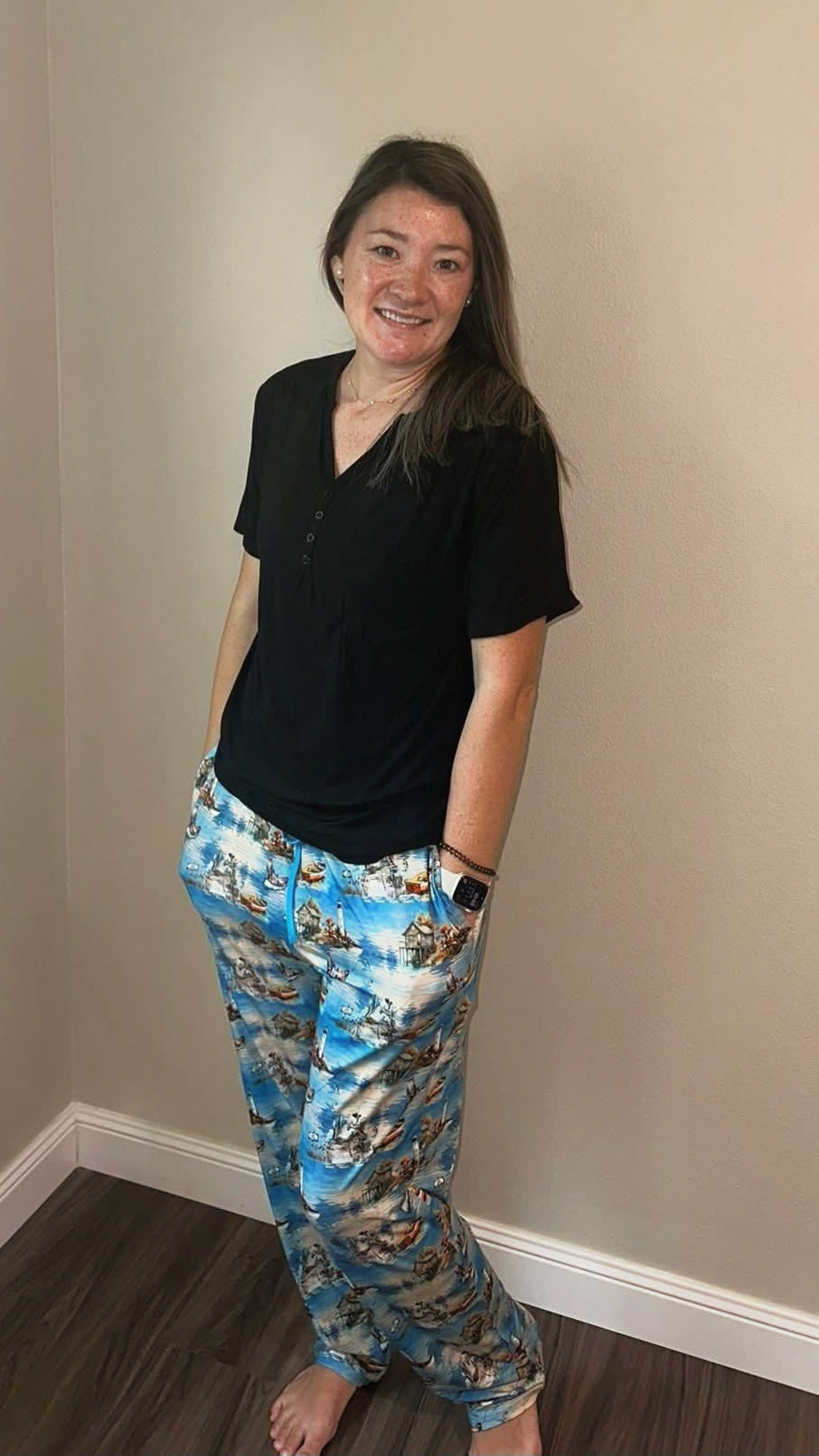 Harbor Of Memories Lounge Pant (wide leg style)