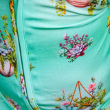 Succulent Cascade Convertible Zip-Up