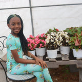 Succulent Cascade 2 Piece Pajama Set