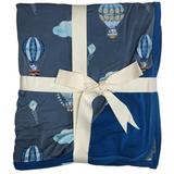 Trunks In the Cloud (Blue) 2 Layer Blanket