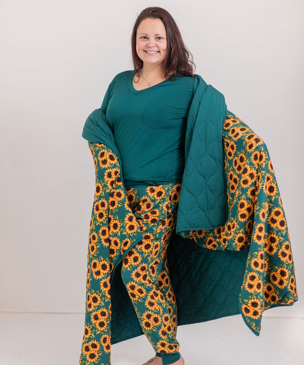 Juniper Sunflower Meadow 2.5 Tog Adult Blanket