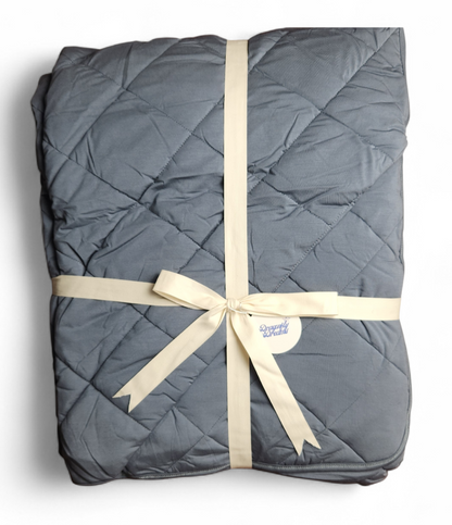 Luxe Stone Quilted 2.5 Tog King Blanket