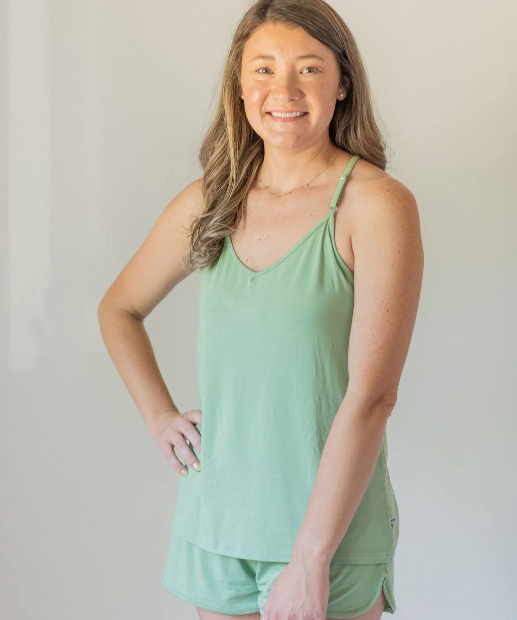 Sage Cami and Short Set