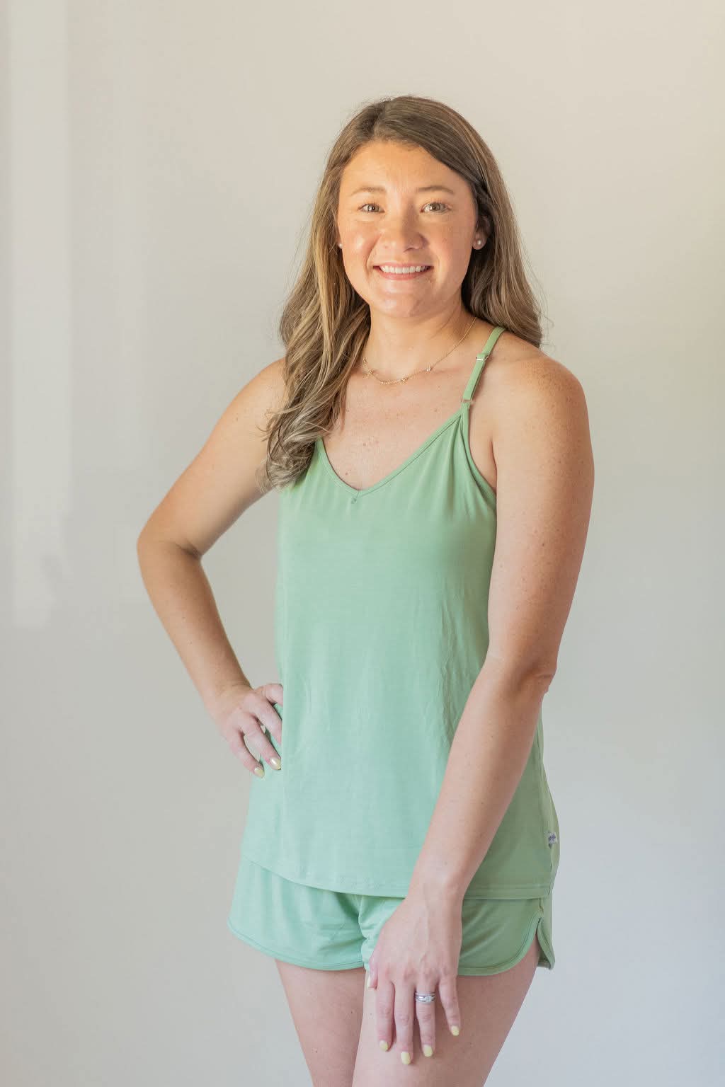 Sage Cami and Short Set