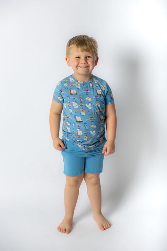 God Says I Am Pocket T-Shirt and Short Set