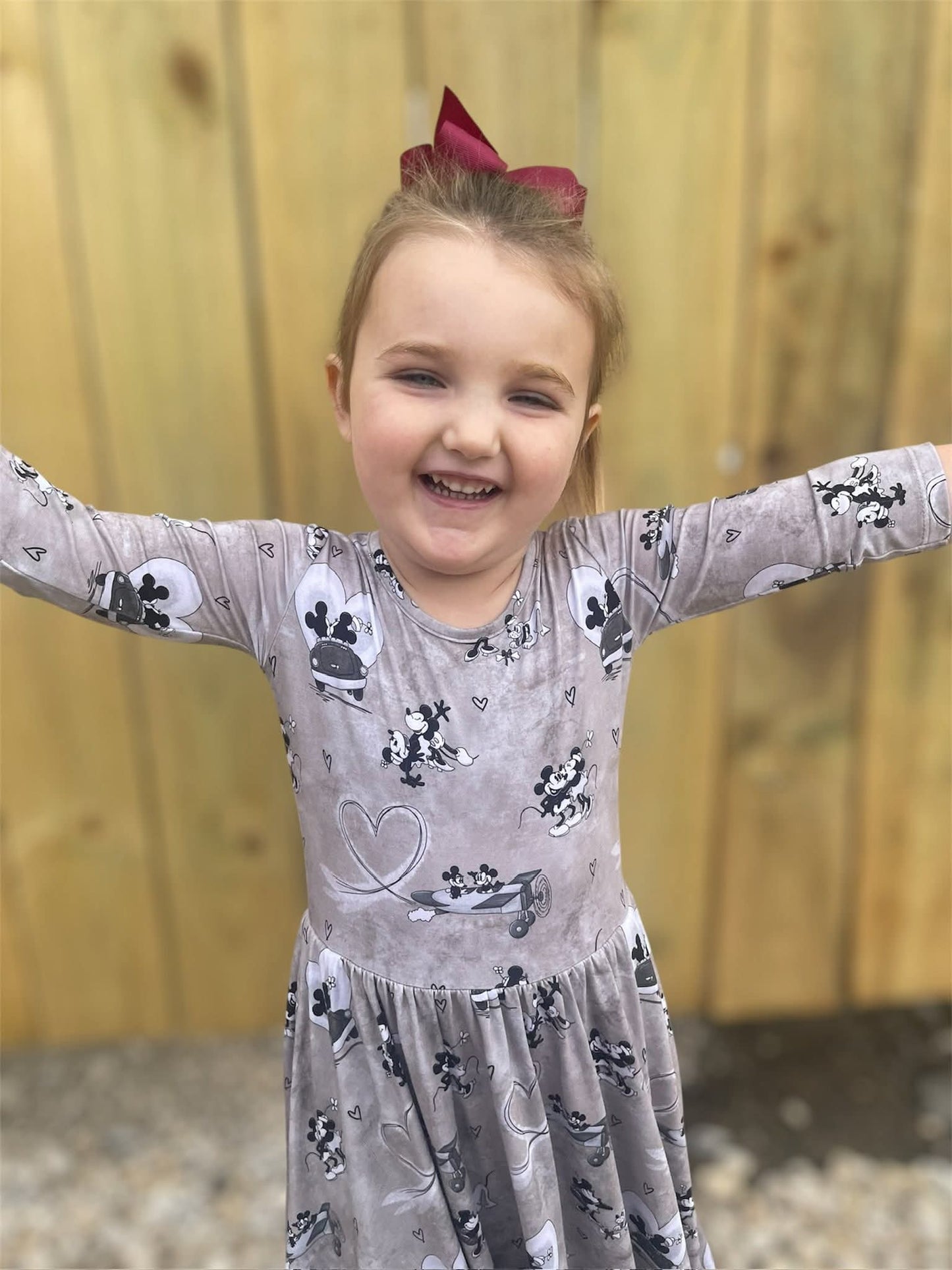 Love On The Go Twirl Dress with Pockets & leggings set