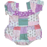 Darling Patchwork Bubble Romper