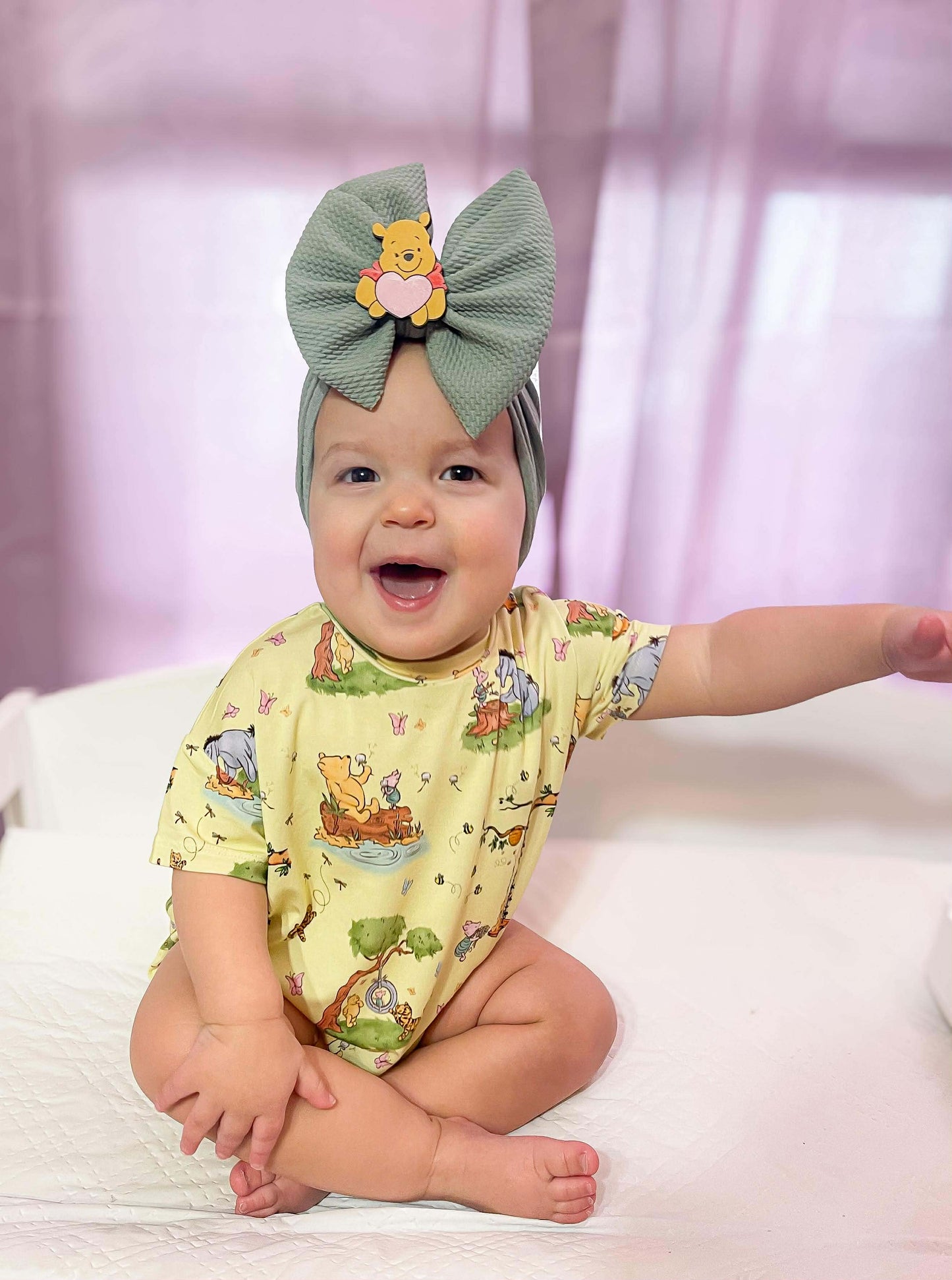 Oh Bother, Its Spring Oversized Bubble Romper