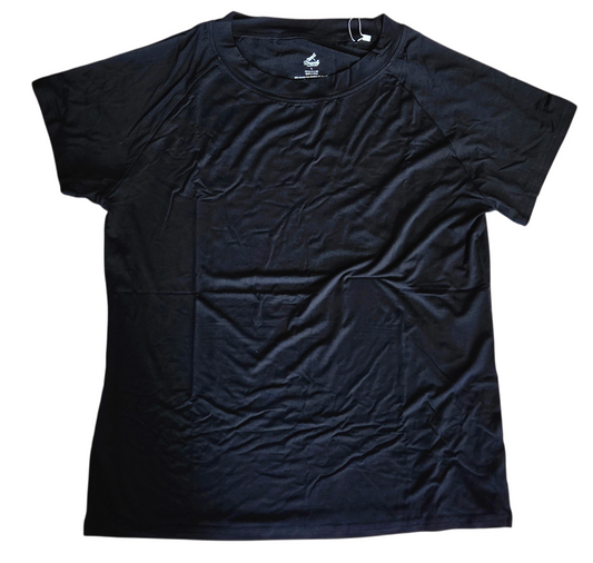 Luxe Noir Raglan Women's Top